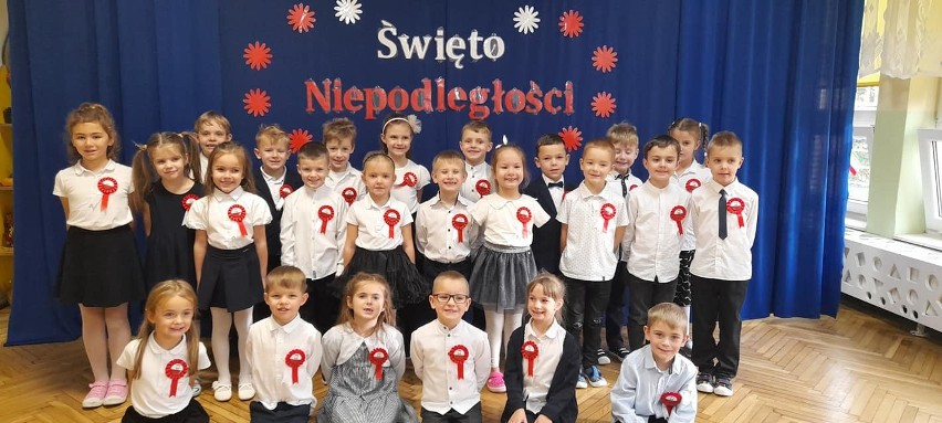 Narodowe Święto Niepodległości w Przedszkolu numer 2 "Bajkowa Ciuchcia" w Jędrzejowie. Dzieci wiedzą, co to Niepodległość. Zobacz zdjęcia
