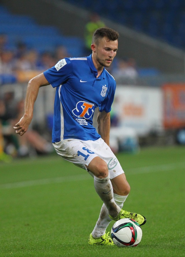 Poznan 08.08.2015. mecz lech poznan korona kielce denis thomalla. fot grzegorz dembinski