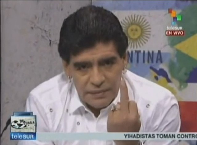 Diego Maradona ostro odpowiedział Julio Grondonie