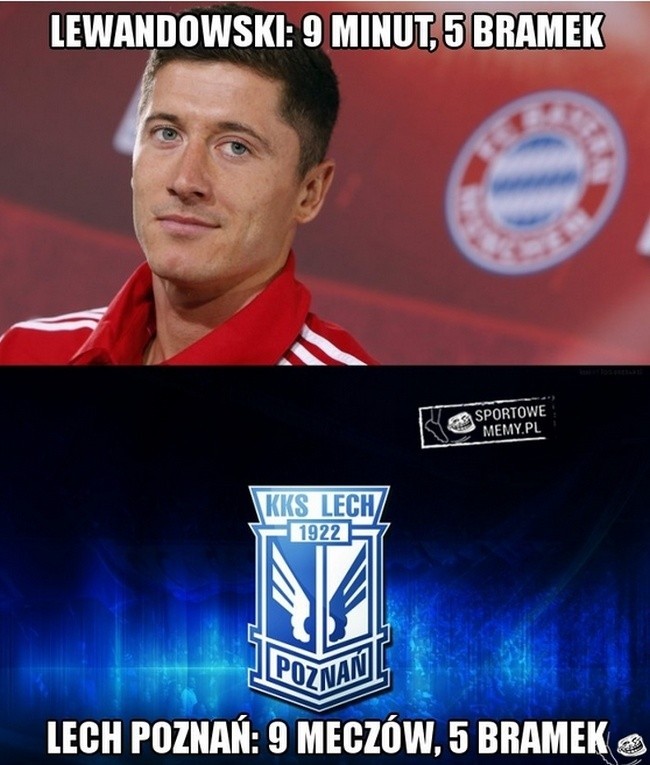 Lewandowski i jego 5 goli w 9 minut. Internet oszalał!...