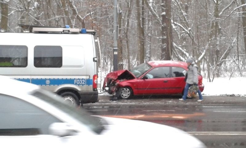 Wypadek na ul. Krakowskiej przy ul. Siewnej