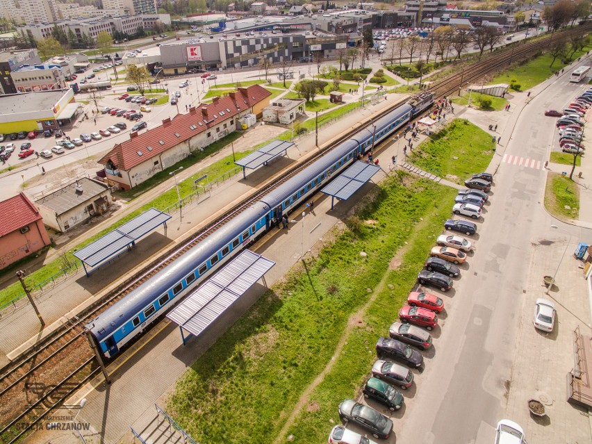 Chrzanów. Powitali pierwszy pociąg do Pragi [ZDJĘCIA]