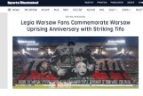 UEFA: Kara za oprawę meczu Legia - Astana z Powstaniem Warszawskim