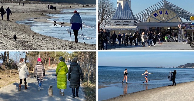 Słoneczny weekend w Międzyzdrojach 12-13 marca przyciągnął tłumy turystów do kurortu