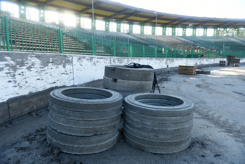 Tak obecnie wygląda stadion Falubazu w Zielonej Górze....