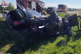 Groźny wypadek w Przytykach w gm. Chodel. Trzy osoby trafiły do szpitala