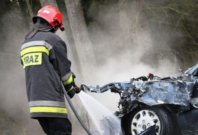 Wypadek wyglądał groźnie.