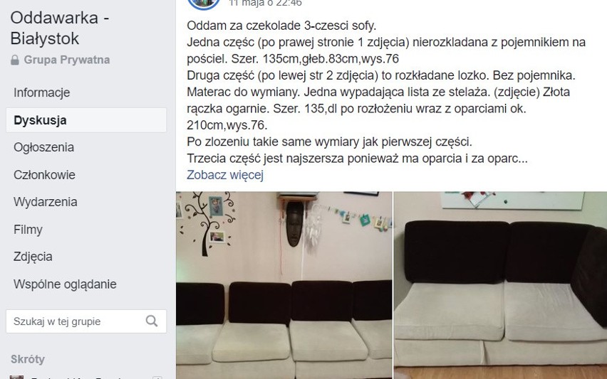 Oddawarka Białystok. Oddaj lub wymień niepotrzebne rzeczy na co tylko chcesz! Na Facebooku działa specjalna grupa (ZDJĘCIA)