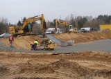 Trwa budowa wielkiego centrum logistycznego na radomskim Wincentowie. Stoją dwie hale, budowany jest cały wewnętrzny układ drogowy