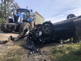 Wypadek na DK 10 w Mrozowie na trasie między Nakłem a Wyrzyskiem [zdjęcia]