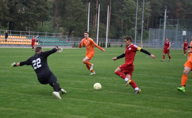 Mecz 3. rundy piłkarskiego Pucharu Polski na szczeblu Lubuskiego Związku Piłki Nożnej - Sparta Łężyca kontra Syrena Zbąszynek