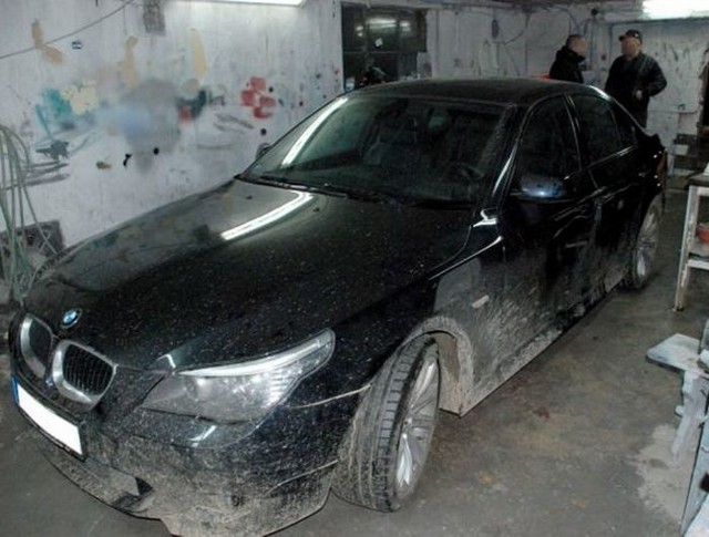 Jeden ze skradzionych w Niemczech BMW