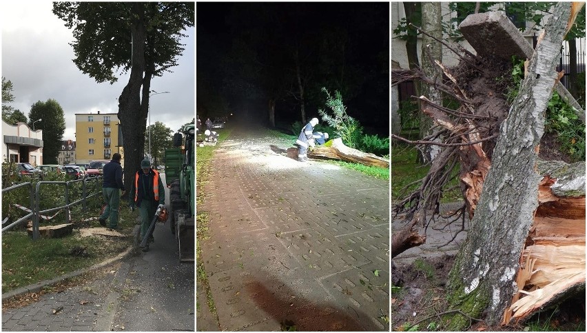 Skutki nocnej wichury w Słupsku i regionie!