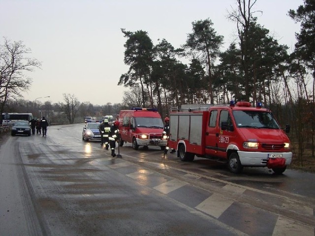 Trasa z Otynia do Niedoradza należy do bardzo niebezpiecznych odcinków starej "trójki&#8221;. Co chwilę zdarzają się tu wypadki lub kolizje.