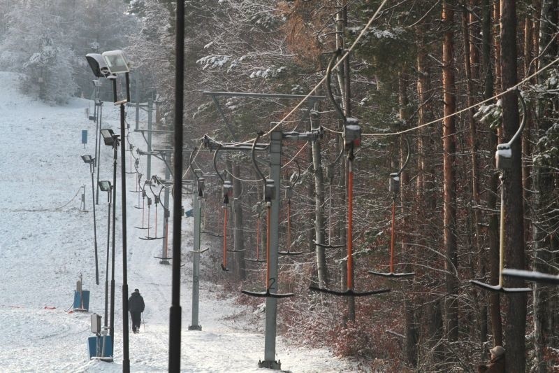 Wyciąg narciarski na Stadionie w Kielcach
