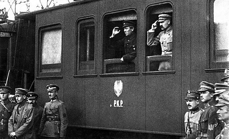 Piłsudski z Petlurą o wolną Ukrainę