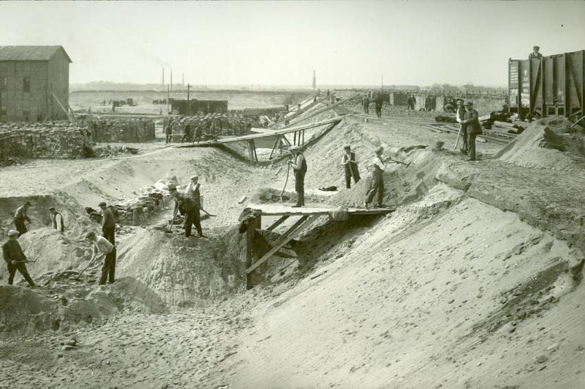 21 kwietnia 1928 r. - widok na bocznicę kolejową