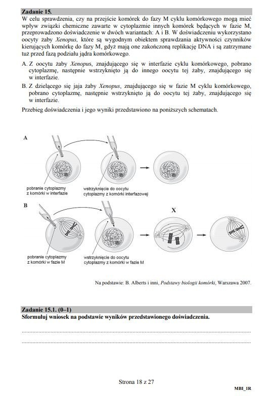 Matura 2018: BIOLOGIA arkusze CKE ONLINE + rozwiązania...