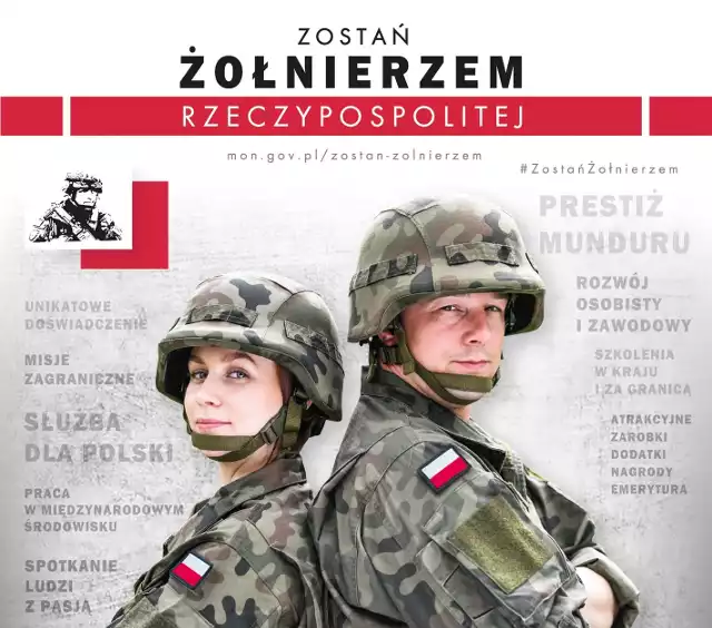 Jak zostać żołnierzem? MON rekrutuje. Ścieżka rozwoju, zasady rekrutacji do wojska. Kampania MON: Zostań Żołnierzem Rzeczpospolitej