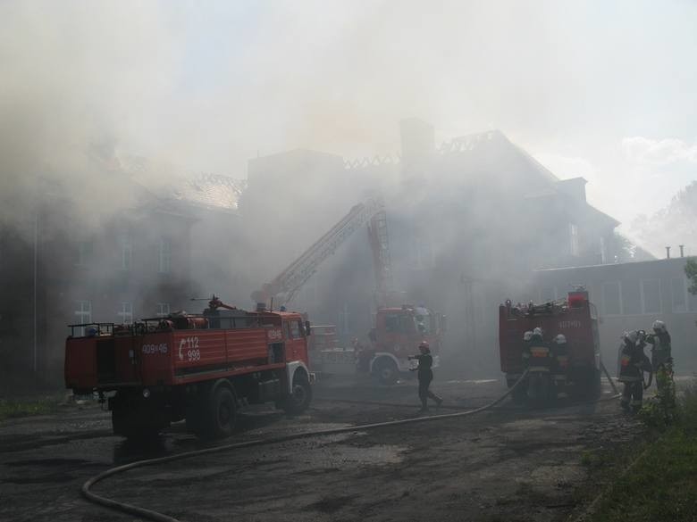 W maju 2011 r. doszło do pożaru szpitala w Miastku.