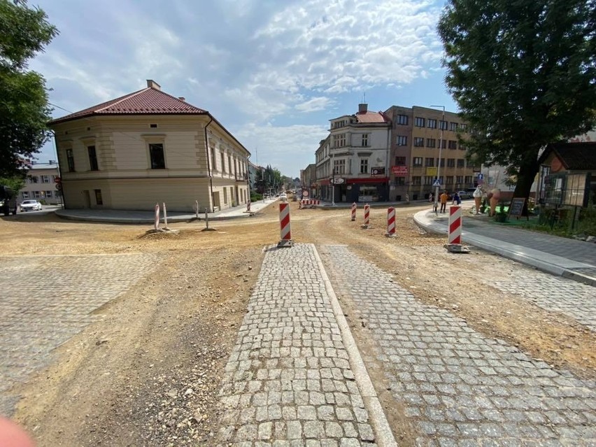 Remont ulic Lwowskiej w Wadowicach