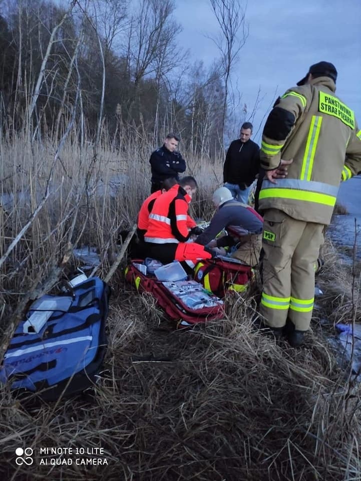 Tragiczne skutki odwilży. Zmarł mężczyzna, pod którym załamał się lód 