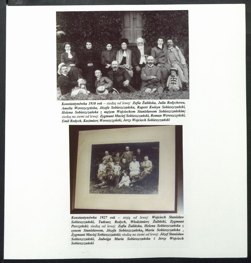 Fotografie rodziny Sobieszczańskich.