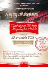 Wieliczka na 100-lecie niepodległości Polski. Czas na koncert