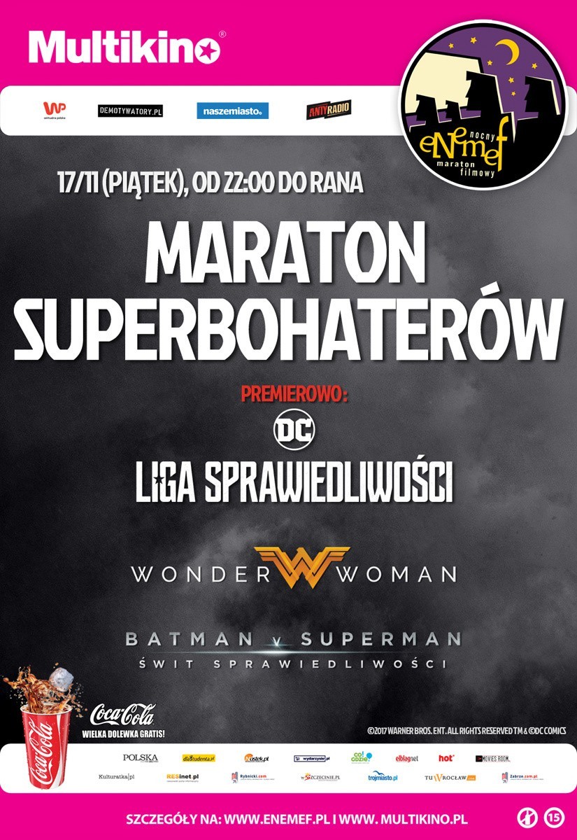ENEMEF: Maraton Superbohaterów - rozdajemy zaproszenia! 