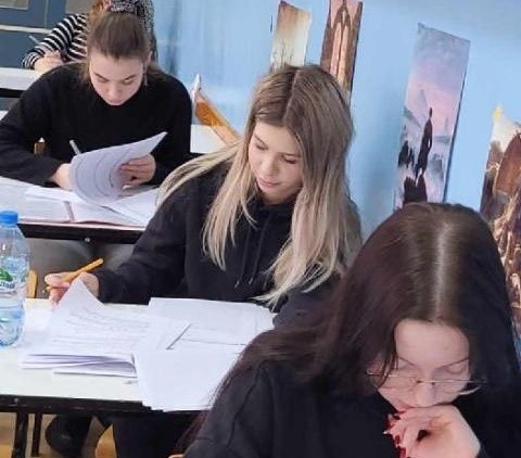 Próbna matura z matematyki w Zespole Szkół w Połańcu. Pisali ją licealiści
