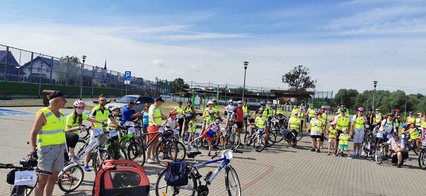 Rowerzyści z Gryfusa podczas Mierzyńskiego Rajdu Rodzinnego [GALERIA]