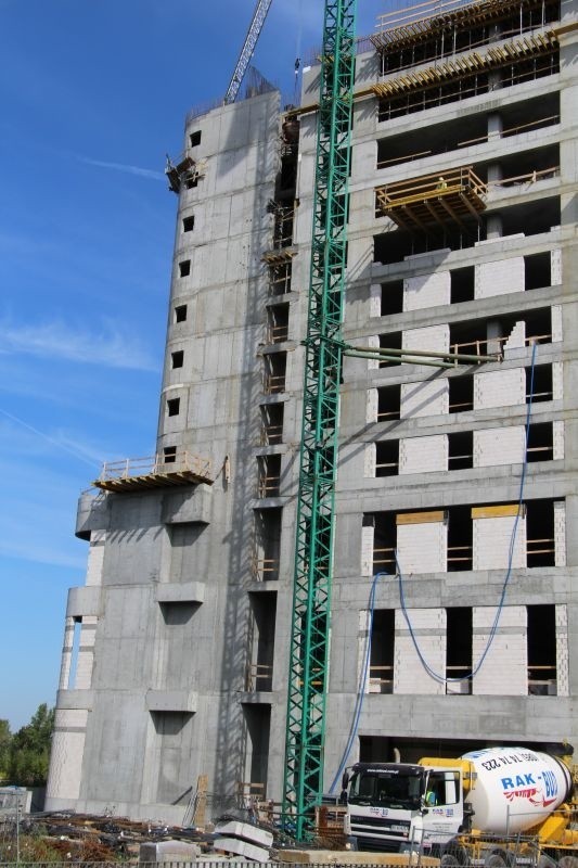 Hotel Ibis będzie osiągnie wysokość 42 metrów.