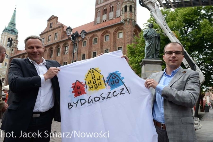 Mikołaj Kopernik w koszulce Bydgoszczy [zdjęcia]