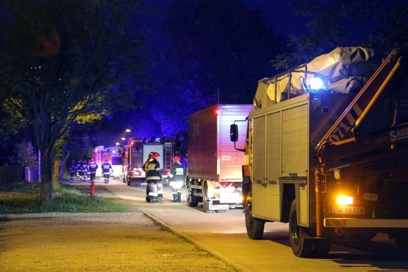 Pożar w Kamieńcu Wrocławskim. Ulatniał się gaz ze skrzynki,...