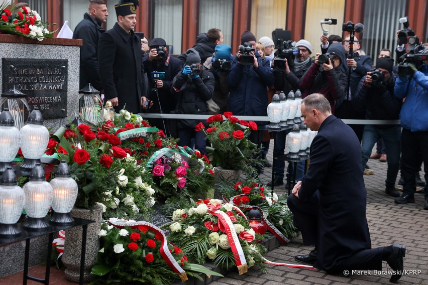 „Najtragiczniejsze miejsce na górniczej mapie Polski”. Prezydent spotkał się z rodzinami zaginionych i tragicznie zmarłych górników