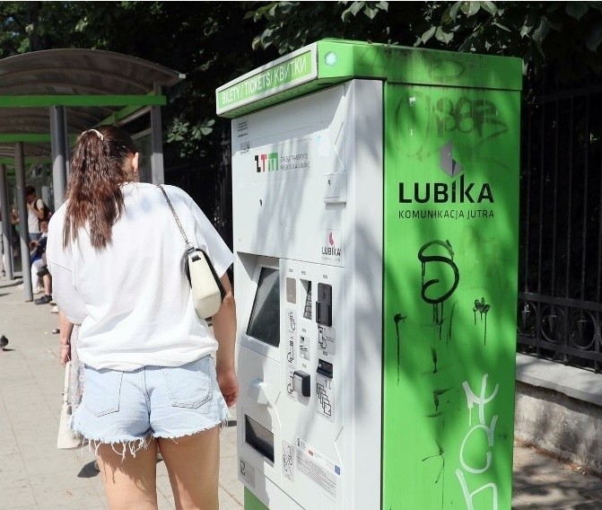 Tak wyglądają automaty biletowe w Lublinie.