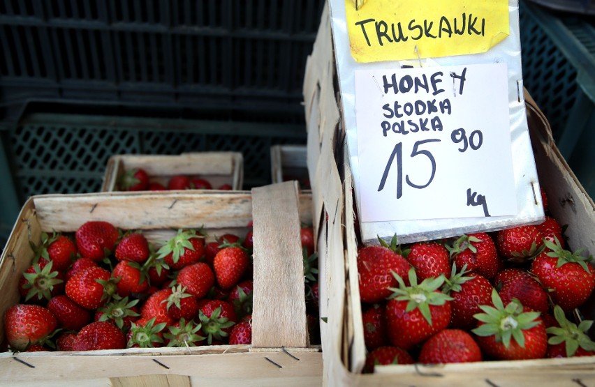 Ceny truskawek na szczecińskich targowiskach 24/25 maj 2022