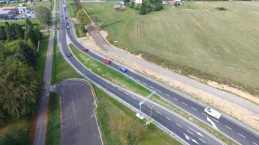 Trwają prace przy budowie obwodnicy Koszalina i Sianowa w...