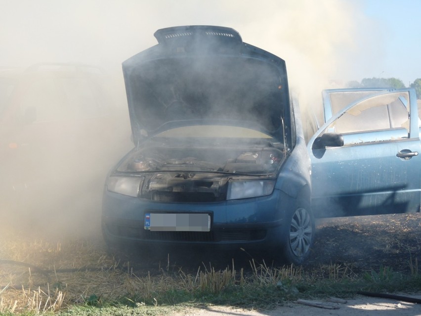 Podczas dożynek w Chełmie spłonął samochód [FOTO]