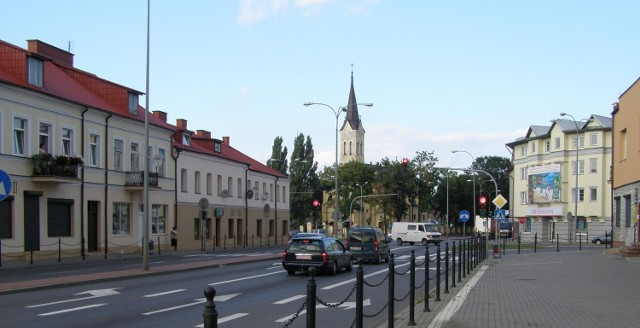 Grajewo. Centrum miasta