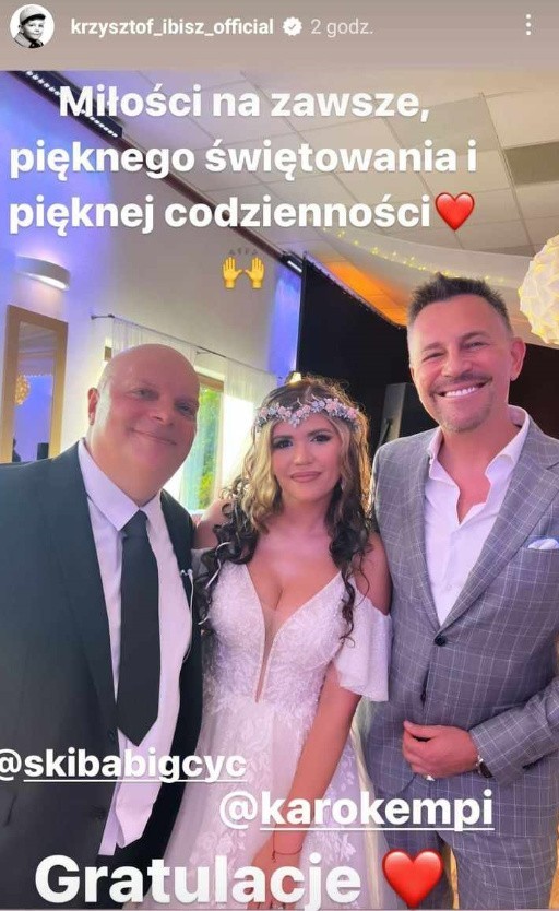 Krzysztof Skiba i Karolina Kempińska są już po ślubie. Zobacz ZDJĘCIA