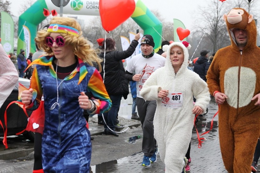 Bieg Walentynkowy 2017 w Dąbrowie Górniczej