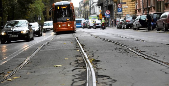 Hałas i drgania spowodowane złym stanem szyn są największe w ścisłym centrum Krakowa