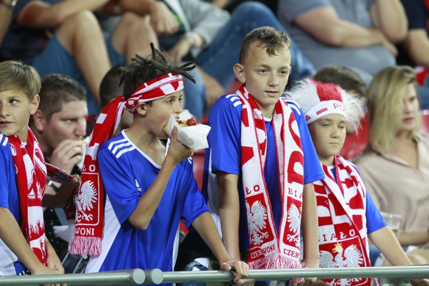 Kibice na meczu Polska-Włochy reprezentacji U-20 na stadionie łódzkiego Widzewa [ZDJĘCIA]