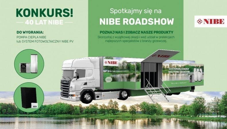 Świętujemy 40 lat pomp ciepła NIBE! Ruszamy w trasę ROADSHOW i ogłaszamy KONKURS