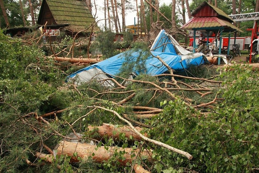 Letnisko wygląda jak pobojowisko