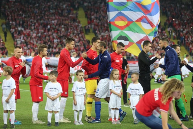 14.10.2018 chorzowliga narodow uefa uefa nations leaguestadion slaski liga narodowpolska - wlochylucyna nenow /dziennik zachodni/ polska press *** local caption *** liga narodow uefastadion slaski liga narodowpolska - wlochy poland italyuefa nations league