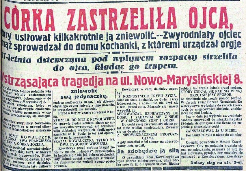 Historia Rasputina z łódzkich Bałut, który terroryzował żonę i córkę