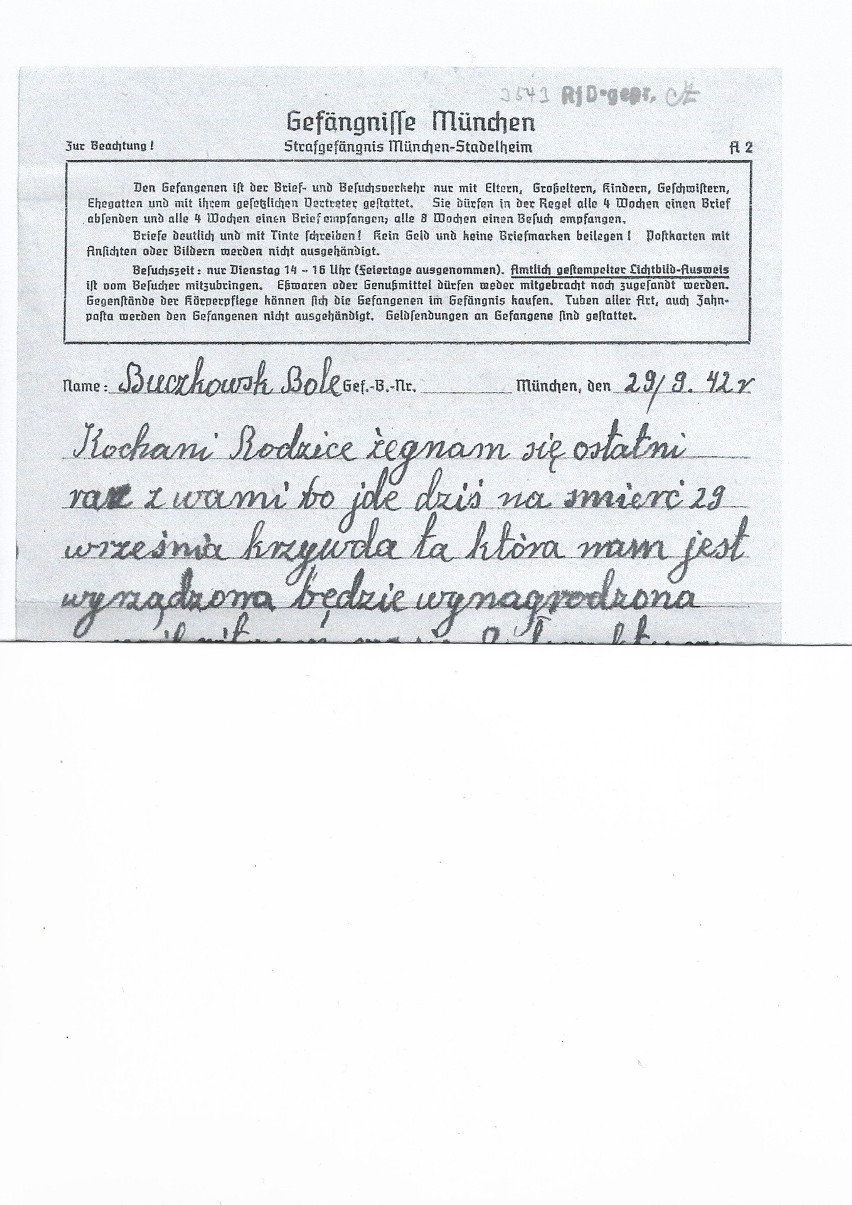 Nieprawdopodobna historia życia i śmierci Bolesława Buczkowskiego z Gołuchowa w gminie Kije. "Nie zapomnijcie żem zginął w Niemcach"