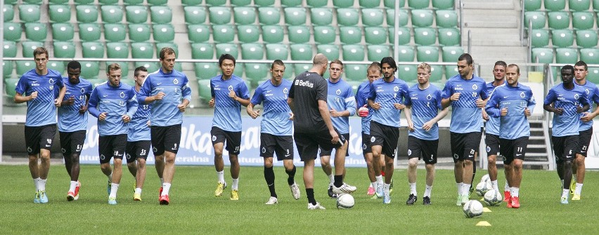 Trening Club Brugge we Wrocławiu (FILM, ZDJĘCIA)